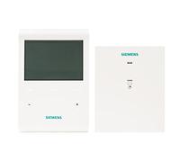 SIEMENS - Thermostat Tactile programmable 5+2 sans Fil + récepteur RDE100.1RFS