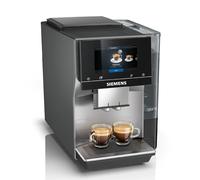 Siemens, machine à café à grain entièrement automatique, EQ700, écran iSelect, coffeeWorld, avec Cold Brew et Slow Brew, cappuccinatore, Home Connect, gris anthracite, TP715R01 classic