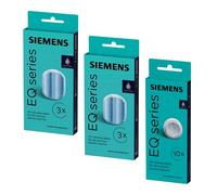 SIEMENS TZ80001 Lot de 10 pastilles nettoyantes + 6 tablettes détartrantes TZ80002 pour EQ