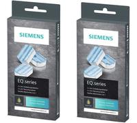 Siemens TZ80002 Lot de 2 paquets de pastilles détartrantes 2 en 1 pour machines à café Siemens gamme EQ