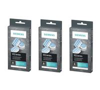 Siemens TZ80002 Lot de 3 paquets de pastilles détartrantes 2 en 1 pour machines à café Siemens gamme EQ