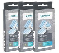 Siemens TZ80002 Lot de 3 paquets de pastilles détartrantes 2 en 1 pour machines à café Siemens gamme EQ