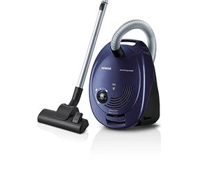Siemens VS06B1110 Aspirateur synchropower avec sac (700 W efficacité énergétique B, moteur puissant, système powerSecure), couleur moonlight blue