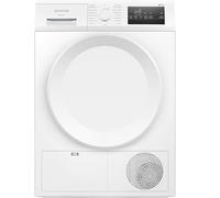 Siemens WT43H004 iQ300 Sèche-linge pompe à chaleur 8 kg autoDry programme super40 65 dB écran tactile LED softDry Programme extérieur Filtre easyClean Sécurité enfant Blanc