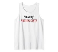 Siempre Antifascista Resist Anti Fascism Democracy Protest Débardeur