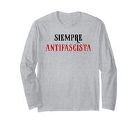 Siempre Antifascista Resist Anti Fascism Fight Pro Democracy Manche Longue