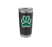 Siena College Saints - Bernie "Saint" Bernard Paw Logo Gobelet isotherme en acier inoxydable double paroi