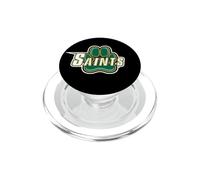 Siena College Saints - Bernie Saint Bernard Paw Logo PopSockets PopGrip pour MagSafe