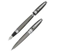 Siena FH & KS Ensemble de 2 accessoires d'écriture en titane brillant