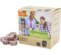 SIENA GARDEN 100 pastilles de gonflement en coco avec filet Ø35 mm