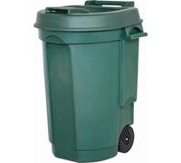 Siena Garden 106-33 Poubelle mobile, 110 litres, 55 x 58 x 81 cm, vert
