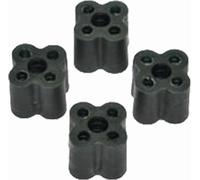 Siena Garden 139-4000GR Raccord T&T, plastique, vert (4 pièces)