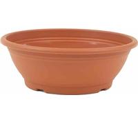 Siena Garden 165-001MP Coupe Ø50x18 cm, terracotta Récipient rond en plastique avec trous pour le fond, terracotta