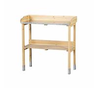 Siena Garden 183411 Table pour Plantes en pin avec Plan de Travail galvanisé 76 x 37 x 81 cm