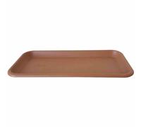 Siena Garden 237-701MP Dessous de plat rectangulaire 77 cm terra pour bac 80cm, terracotta