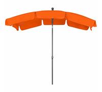 Siena Garden 271464 Tropico Parasol Base d'Acier/Polyester Terracotta/Anthracite 210 x 140 cm
