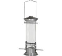 Siena Garden 283773 Mangeoire en Colonne pour mélange de graines Oiseaux Agrainoir AluminiumPlastique 24 cm