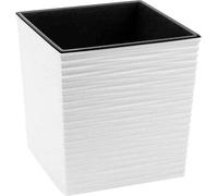 Siena Garden 600_05 Bac à plantes plastique blanc