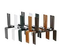 Siena Garden 678259 Fleur Boîte Support Standard en h-Form/Lot de 2/Terre Cuite