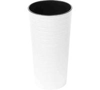 Siena Garden Pot de Fleurs Locon en Plastique Blanc 30 cm
