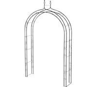 Siena Garden 732698 Arc de rose Oxford, métal anthracite dimensions : 150 x 36 x 250 cm