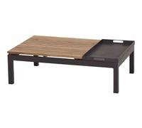 Siena Garden Alvida Table de salon avec plateau en aluminium et teck100