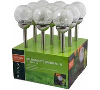 SIENA GARDEN Ampoule solaire Crushball XL 1 LED, Ø12x56cm 681971