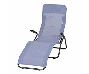 Siena Garden Anco Chaise Longue Anthracite/Bleu Taupe