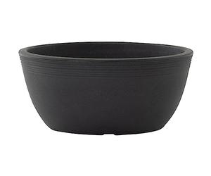 Siena Garden Bac à Plantes Malaga 48 Anthracite Ø 48 cm x 22 cm