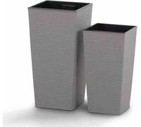 SIENA GARDEN Bac à plantes Nizza set de 2 pièces gris