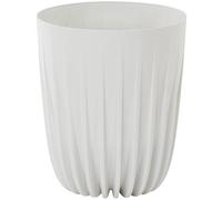 Siena Garden Bac à Plantes Pot de Fleur Pot Palma Blanc 25 CM Plastique