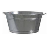 Siena Garden Bain 543 530 De Zinc, Avec 2 Poignées, Ø51 X H25 Cm G