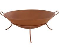 Siena Garden Bol à feu Rusty Diamètre 61Cm, Avec poignées Avec poignées