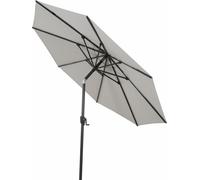 Siena Garden Bosco Parasol à étage central anthracite/gris clair Ø 300 cm Structure aluminium anthracite