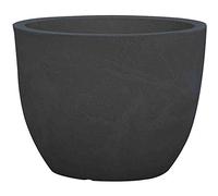 Siena Garden Bristol Pot de Fleurs Noir Granit