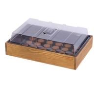 Siena Garden Caisse de Culture en Bois Massif avec 24 pastilles de Source