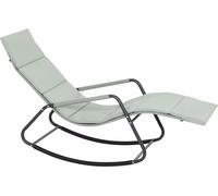SIENA GARDEN Chaise longue à bascule avec coussin Aliano green