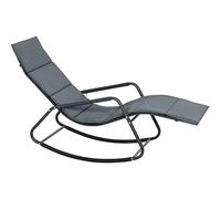 Siena Garden Chaise Longue Relax en Bleu-Gris