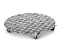 Siena Garden Chariot à Plantes Rond en Aluminium 30 cm