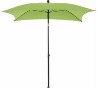 SIENA GARDEN City Parasol à mât central anthracite/vert 180x180 cm M32099