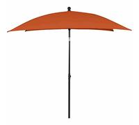 Siena Garden City Parasol pour Pieds centraux Anthracite/Terre Cuite Ø 180 cm Rouge