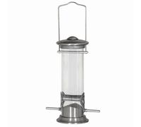 Siena Garden 283773 Mangeoire en Colonne pour mélange de graines Oiseaux Agrainoir AluminiumPlastique 24 cm