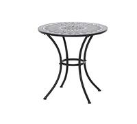 Siena Garden Como Table de Bistro Mat/Gris foncé