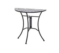 Siena Garden Como Table Noir/Gris foncé Mat