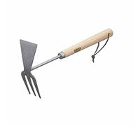 Siena Garden D70335 ISYplus Carapaçon Double en Acier Inoxydable/Bois de frêne 39 x 7 x 17 cm