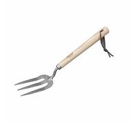 Siena Garden D70340 ISYplant Petite fourchette en acier inoxydable et bois de frêne 42 x 8 x 5 cm