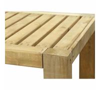 Siena Garden D71530 Table à plantes/étagère Marie 90x100x45cm (ELAN)