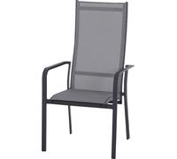 Siena Garden Dining Move Ses P78403 Chaise de jardin aluminium anthracite (mat), gris clair