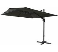 Siena Garden Elio N+ Parapluie anthracite/anthracite 300 x 300 cm Structure aluminium