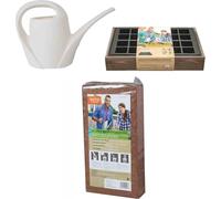 SIENA GARDEN, GARDAMO Lot de 24 boîtes en bois massif